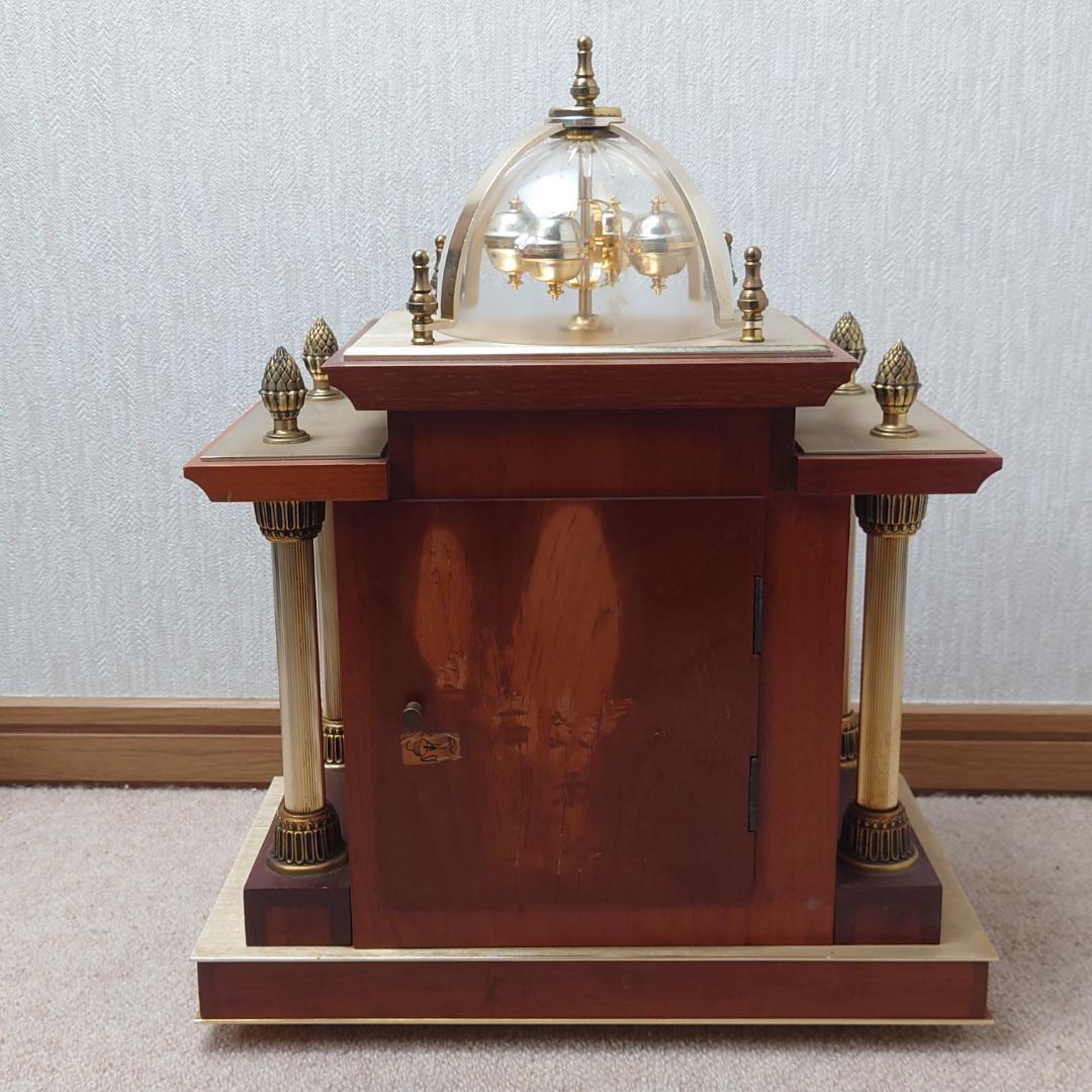 【難あり】 シチズン 水晶時計 リズムクォーツ 大型 置時計 44×35cm