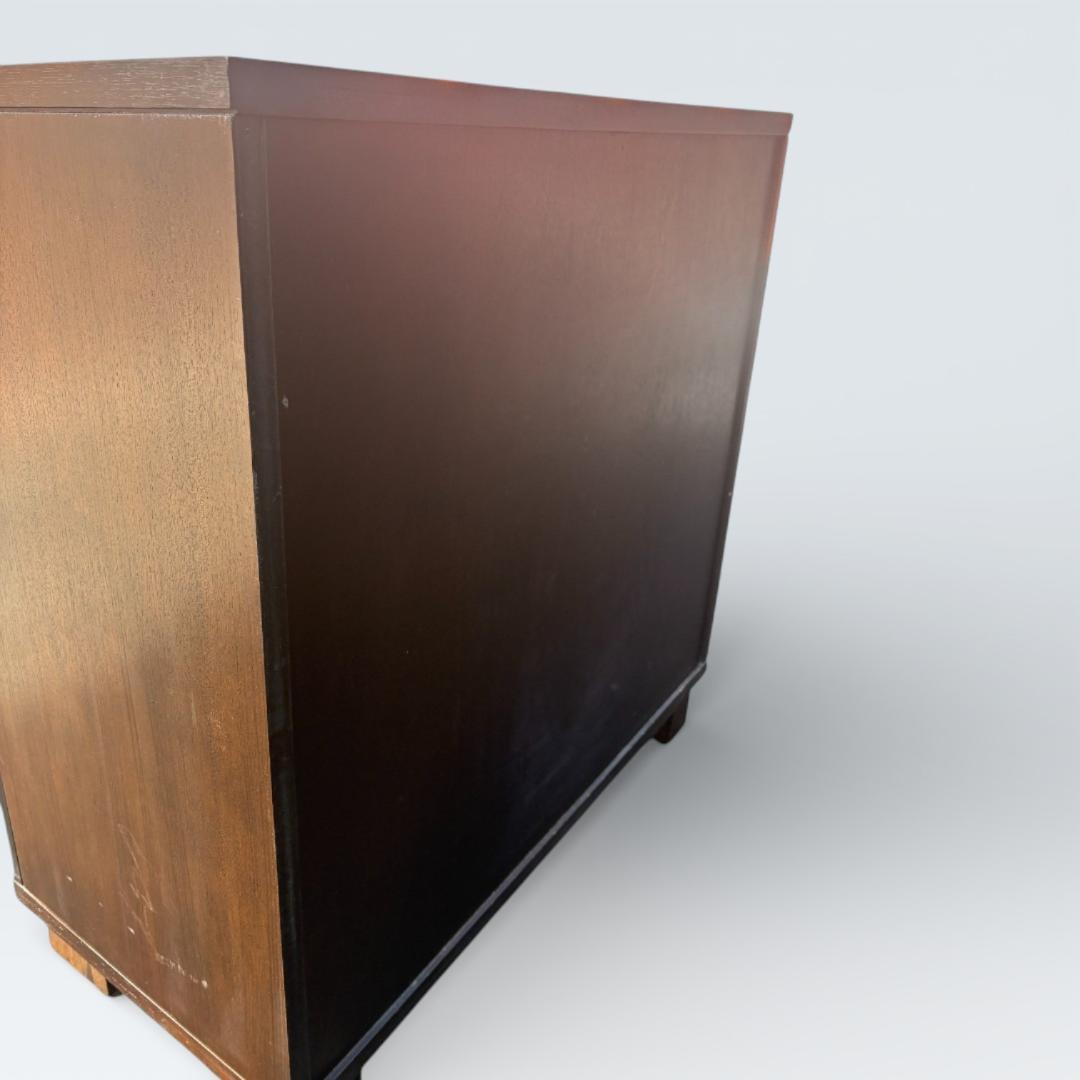 ルーバーキャビネット 幅85cm 木製 リビングボード 隠せる収納