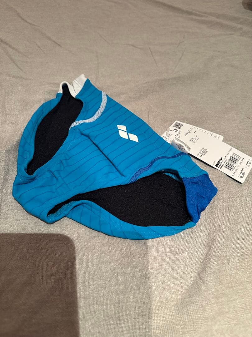 arena 競パン ターコイズブルー×ホワイト【希少】