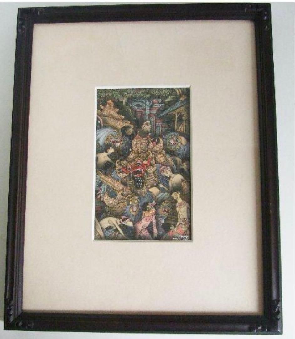 バリ島　バリアート　絵画　細密画 MADRA