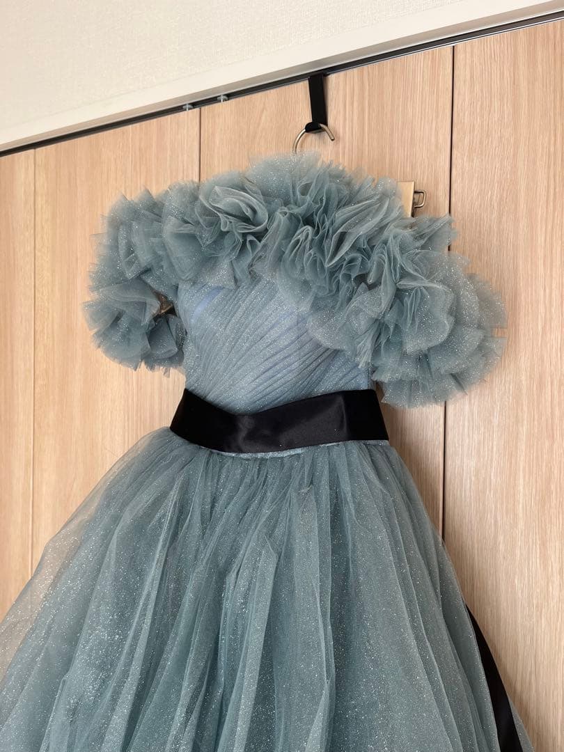 YNS オフショルダー　 ドレス　カラードレス　ウエディング