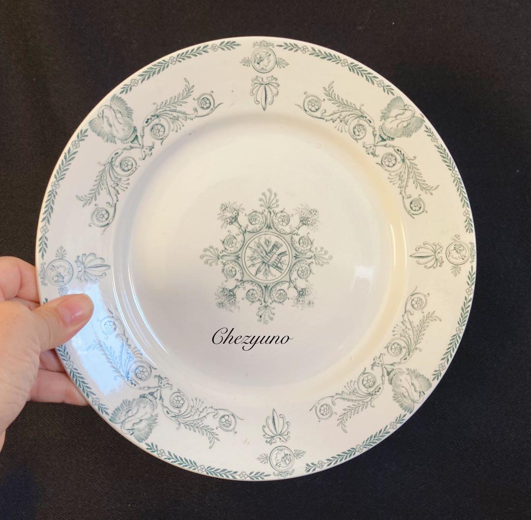 フランスアンティーク luneville リュネビル ガーランド コンポティエ