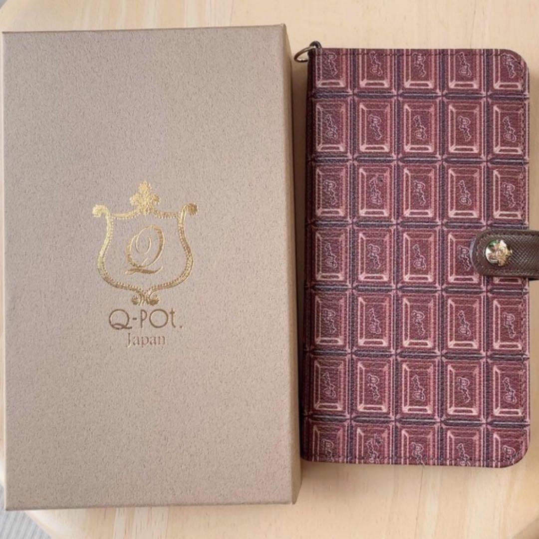 Q-pot. ビターチョコ　iPhone13ケース　キューポット