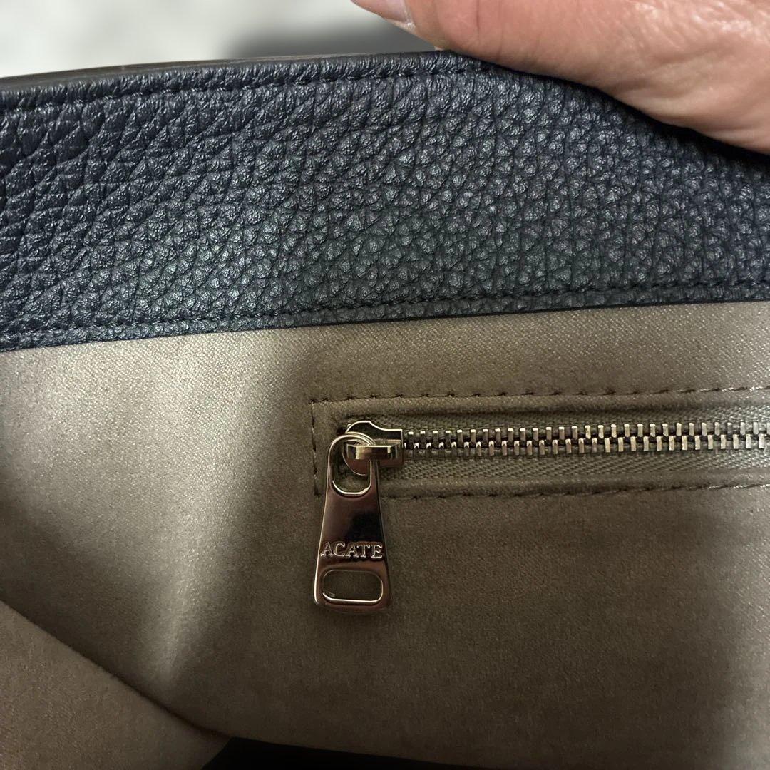 ACATE MESCOLARE トートバッグ　新品同様　タッセル　ブラック