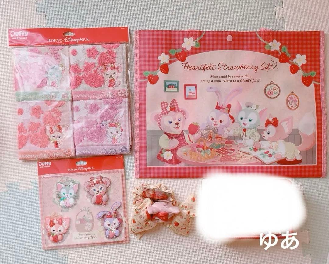ダッフィー ハートフェルトストロベリーギフト グッズ5点set (1月下旬発送)