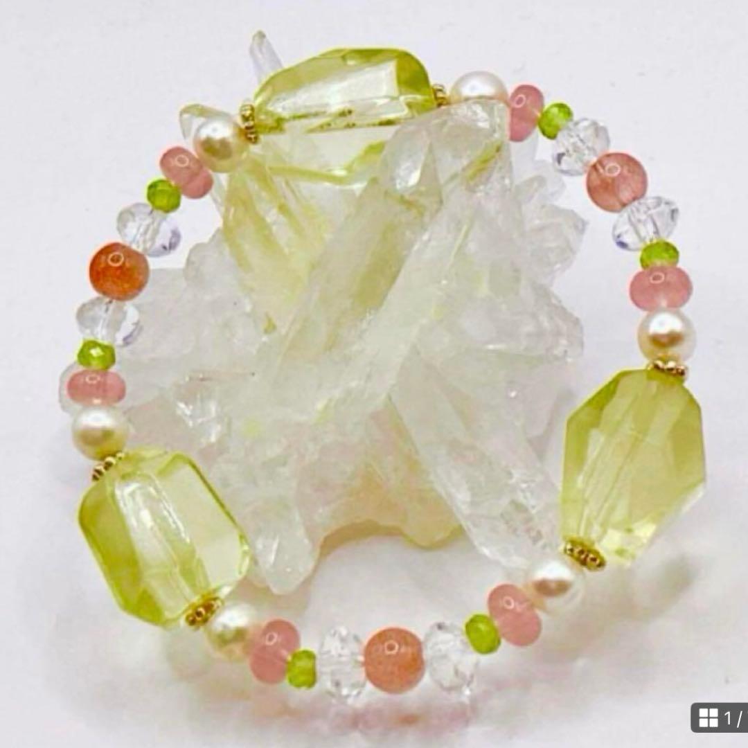 yy  ★ブレスレット ストロベリークォーツ ♪ 364&361