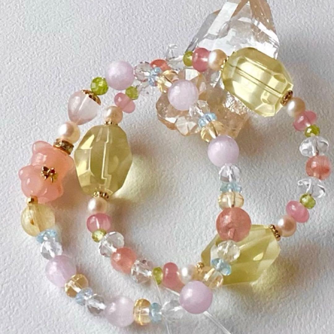 yy  ★ブレスレット ストロベリークォーツ ♪ 364&361