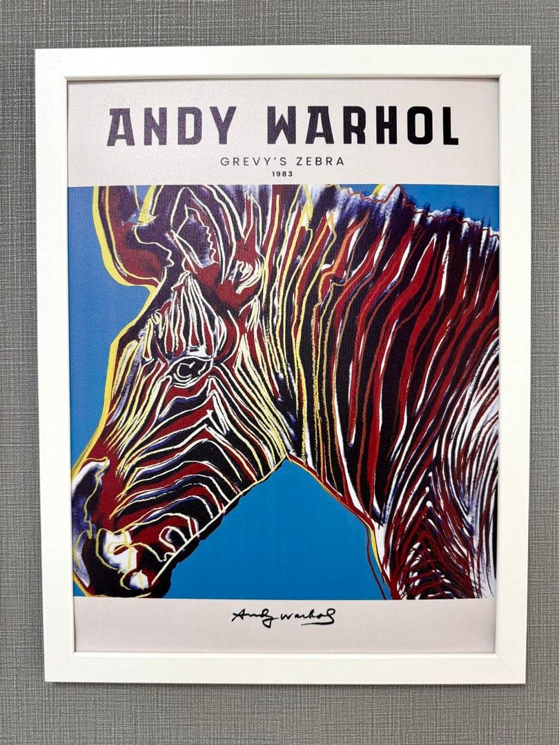 No.298フレーム付きキャンバスアート　インテリア絵画　アンディーウォーホル