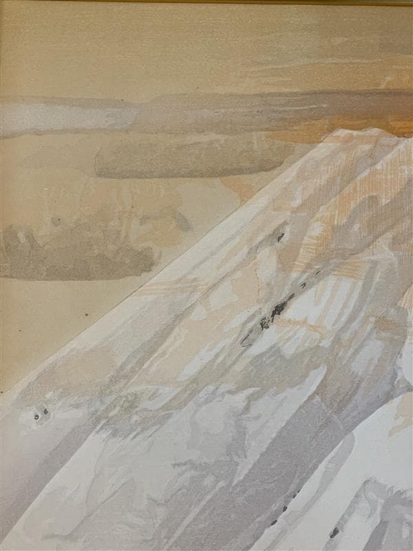 ミ*ア様 「真作」奥村土牛「富士」木版画　184/250　証書付き