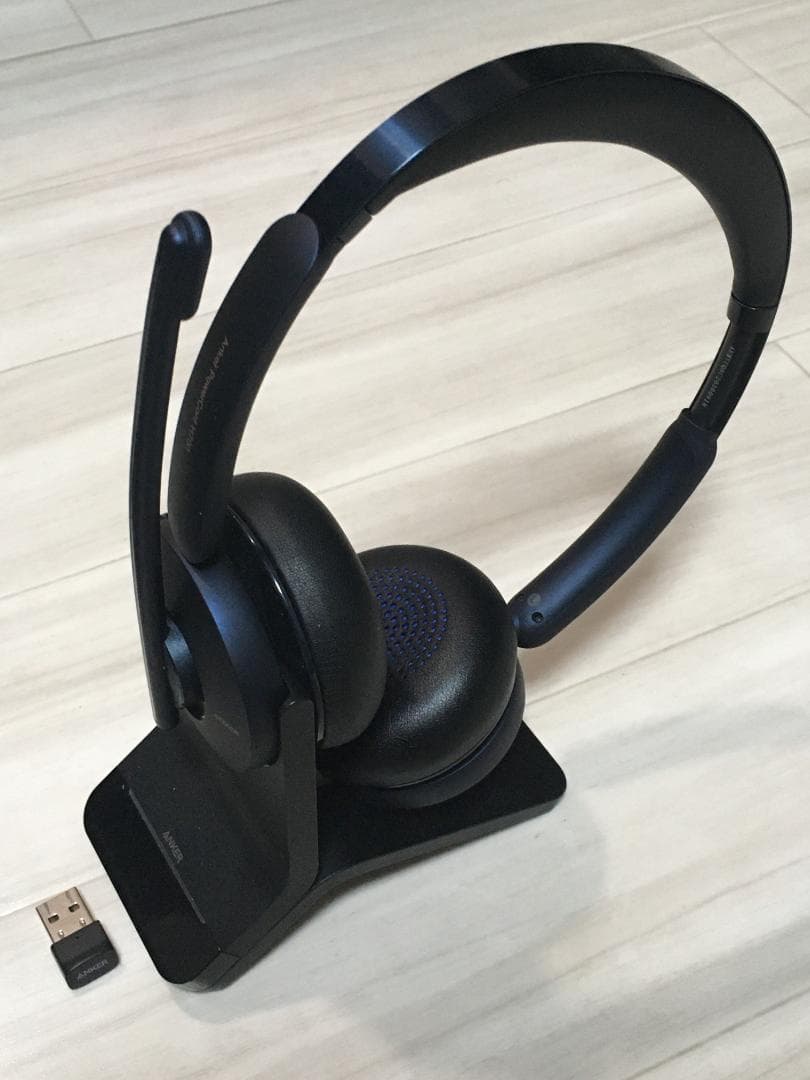 Anker PowerConf H700(ネイビー) 充電スタンド付き