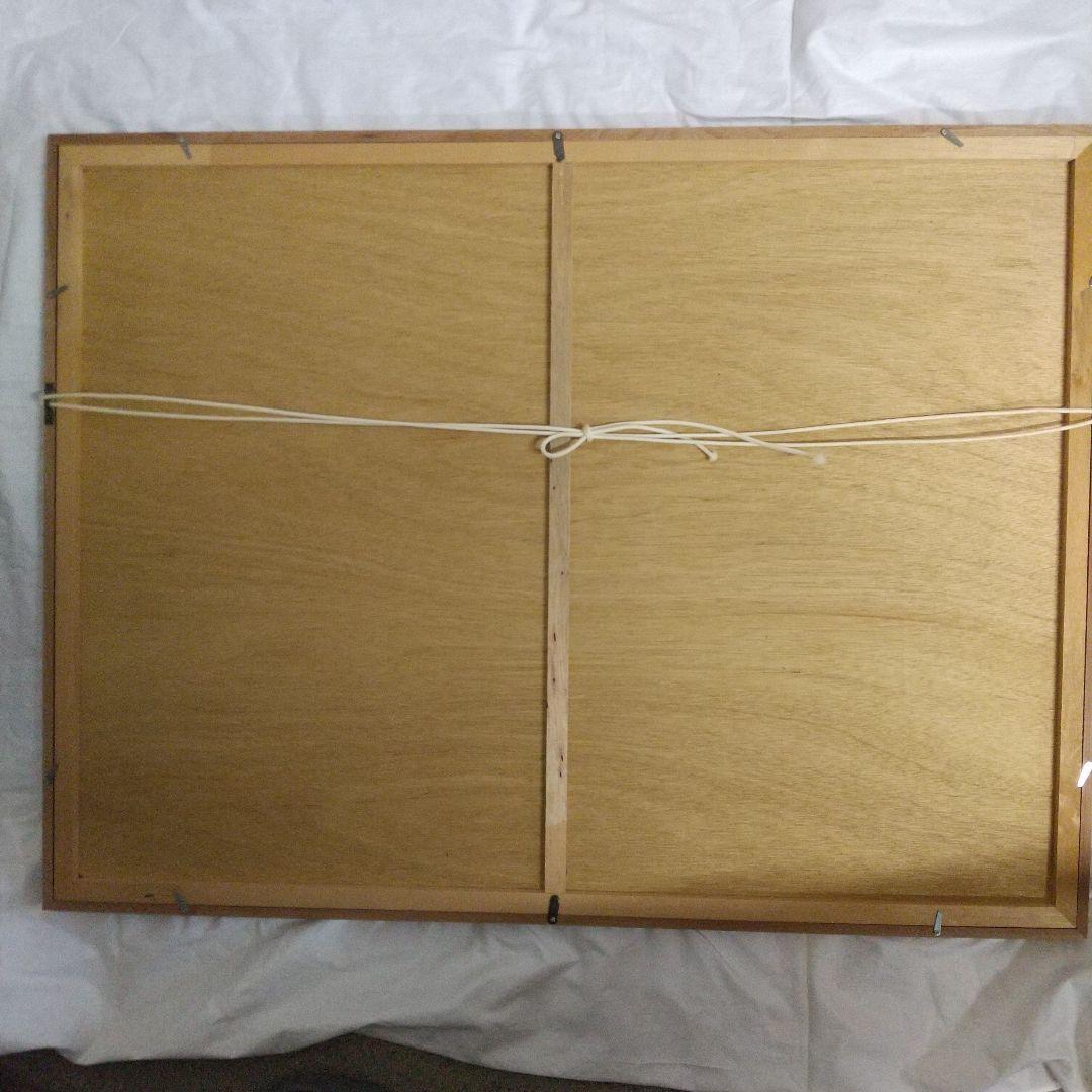 香月泰男　裸婦　リトグラフ 63/75　経年の汚れ・波打ち等あり　額にイタミあり