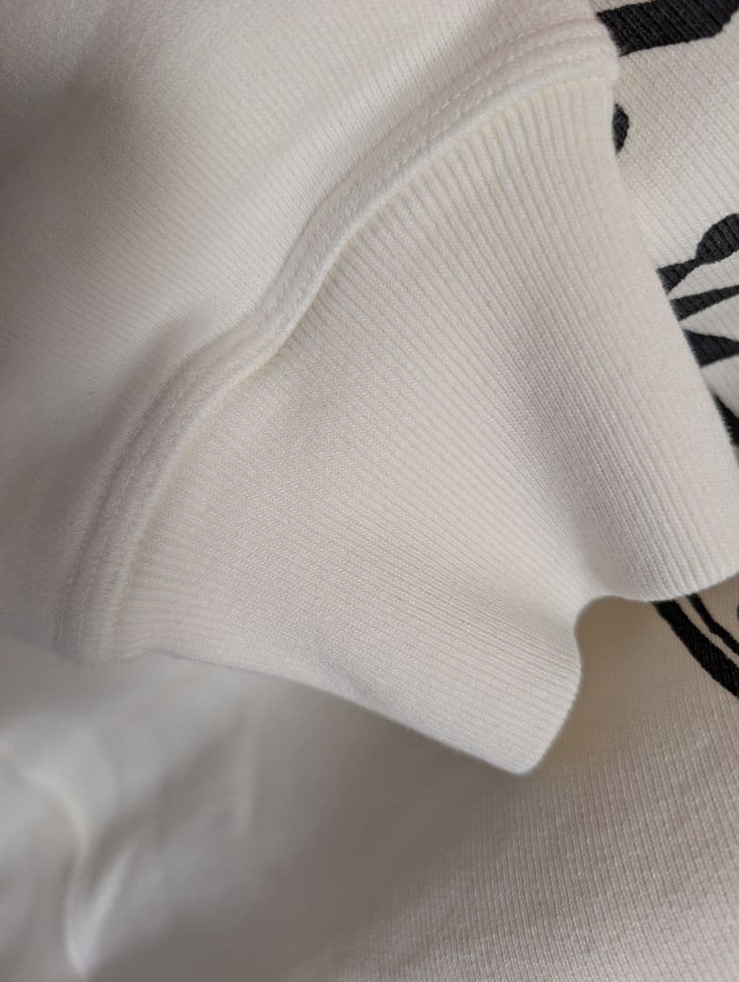 STÜSSY ロゴプリント ホワイトパーカー　Buana　　　 M　ステューシー