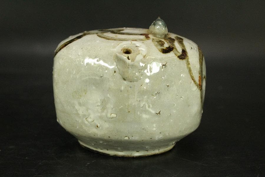 李朝 鉄絵 水滴 文房具(ZE542)