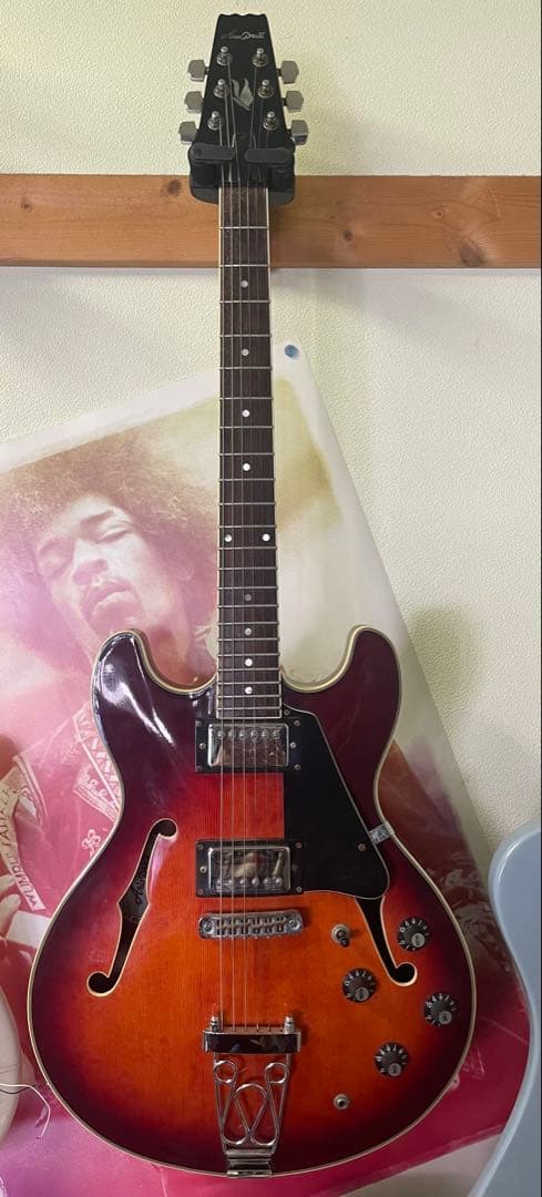 Austrian II セミアコースティックギター サンバースト