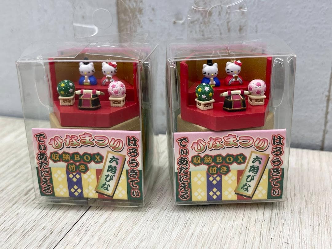 希少 当時物 ハローキティ ひなまつりセット ストラップ ビナ 8種×2 03年