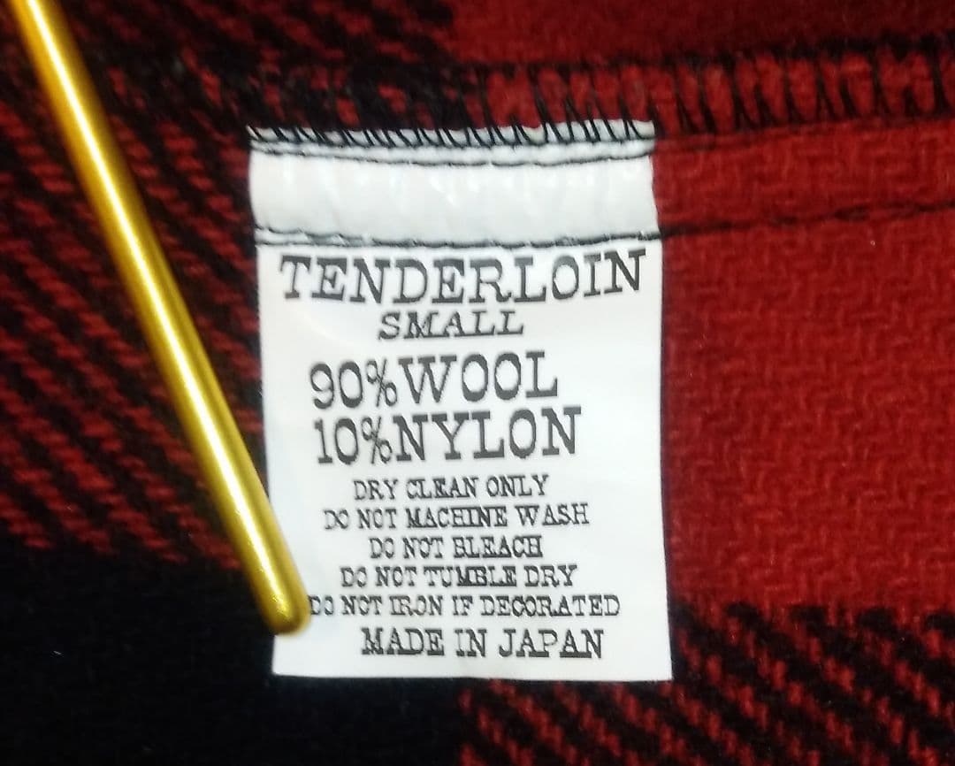 TENDERLOIN テンダーロイン バッファローチェック ウールジャケット