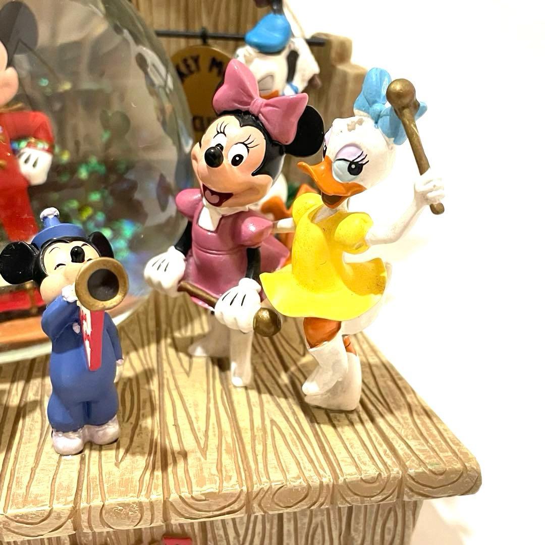 ディズニー　ミッキーマウスクラブ　スノードーム/スノーグローブ　オルゴール付き