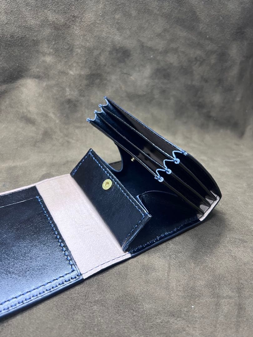 エムピウ ミッレフォッリエ　同型　本革財布　クロコダイル型押しレザー