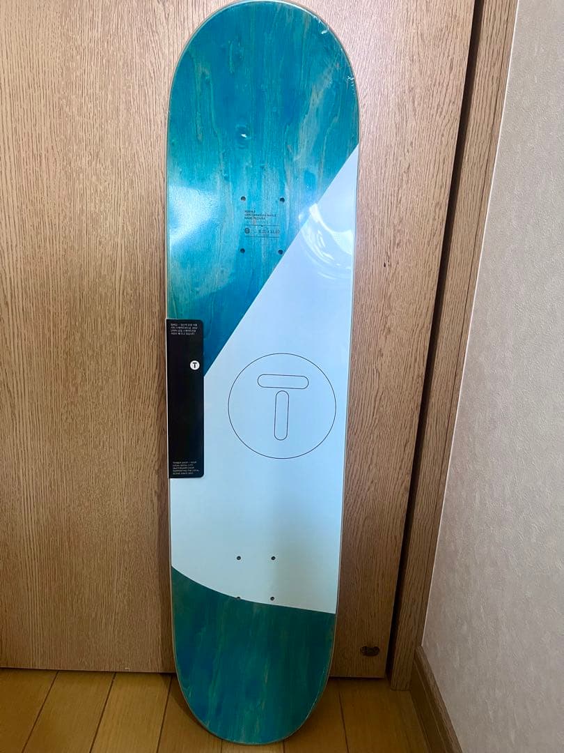 Timber スケートボードデッキ スケボー　青/白