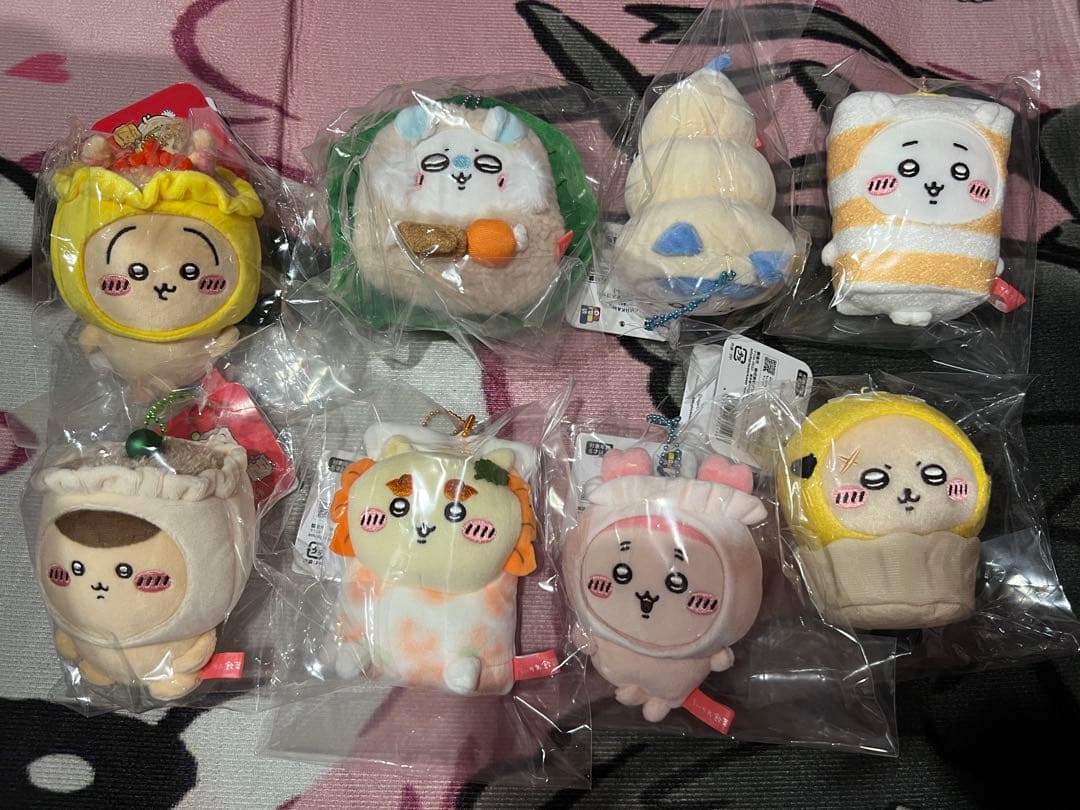 Chiikawa港式飲茶 ちいかわ ぬいぐるみ 香港限定 全種8点