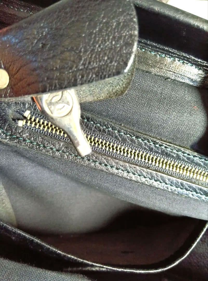 【希少】POTER ダレスバッグ　ヴィンテージ　シボレザー　ブラック