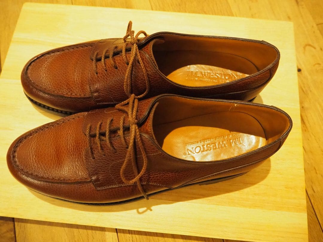 【美品】JM.WESTON GOLF ゴルフ 8D キルト＆純正シューツリー