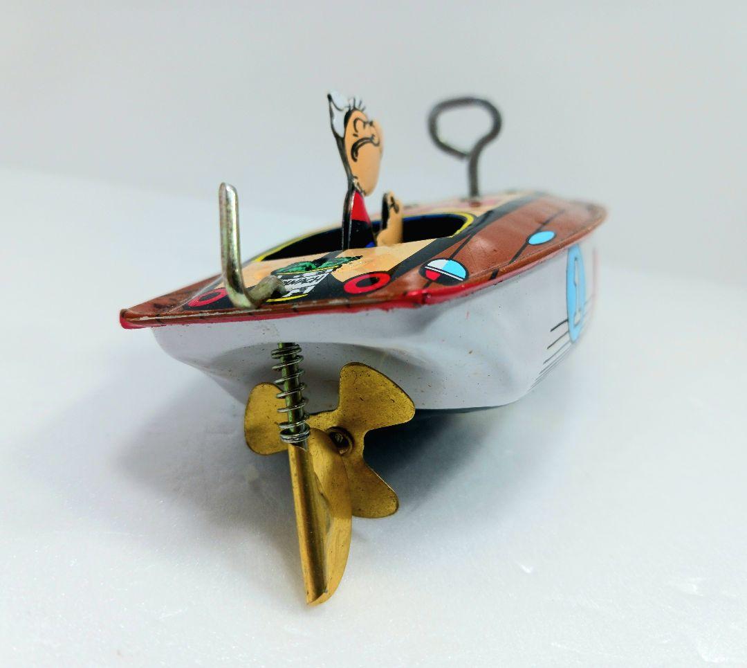 希少 ポパイ TIN SPEEDBOAT ボート ブリキ