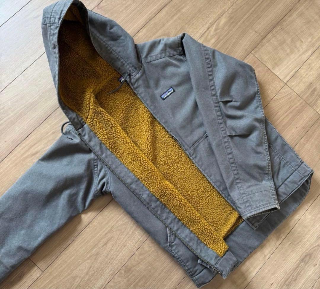 patagonia パタゴニア ラインドキャンバスフーディ 焚き火ジャケット