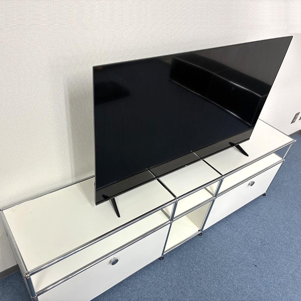 中古 USMハラー｜キャビネット テレビボード 3列2段 ピュアホワイト