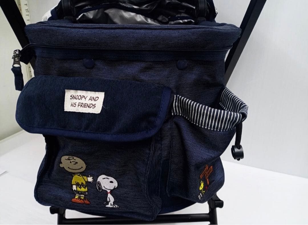 ペットパラダイス　スヌーピー ハンドフル ペットカート <ハッピーダンス柄>