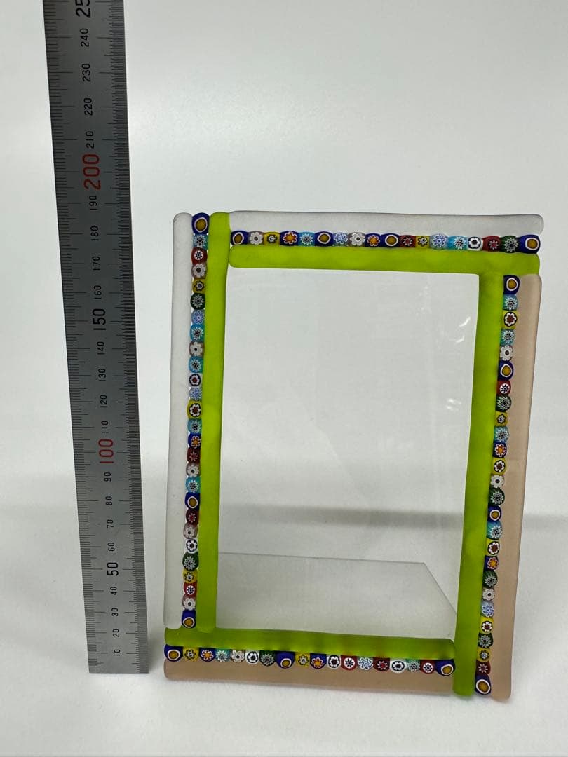 イタリア製　ベネチアガラス　フォトフレーム