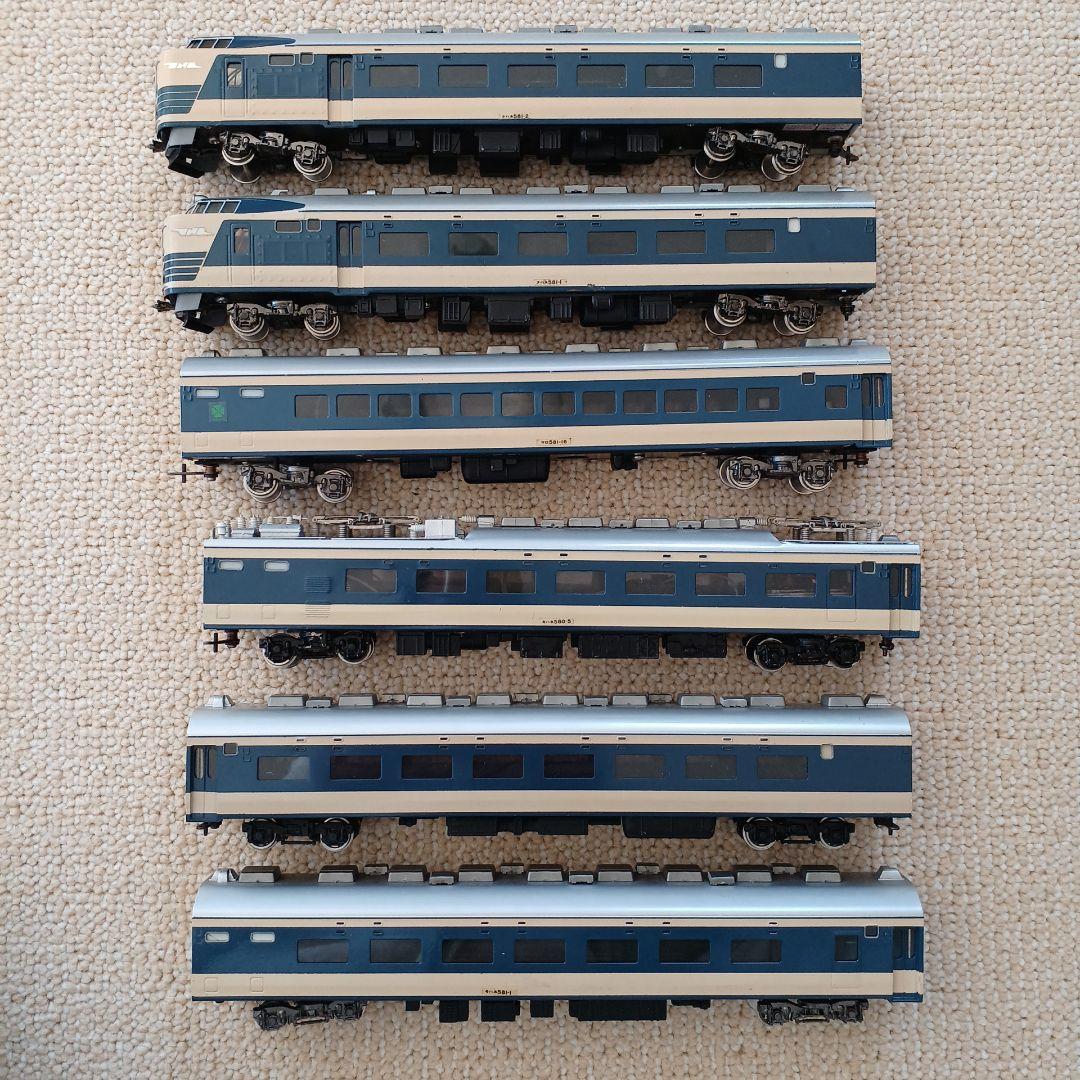 581系　はつかり　HOゲージ カツミ　真鍮製　鉄道模型 6両編成