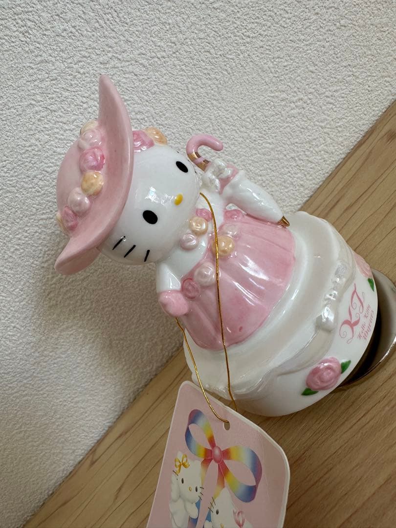 クリスマス限定価格 激レアハローキティ30周年記念陶器置物 フィギュア サンリオ