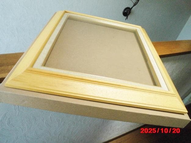 □ 木製デザイン額縁/F8号/D □