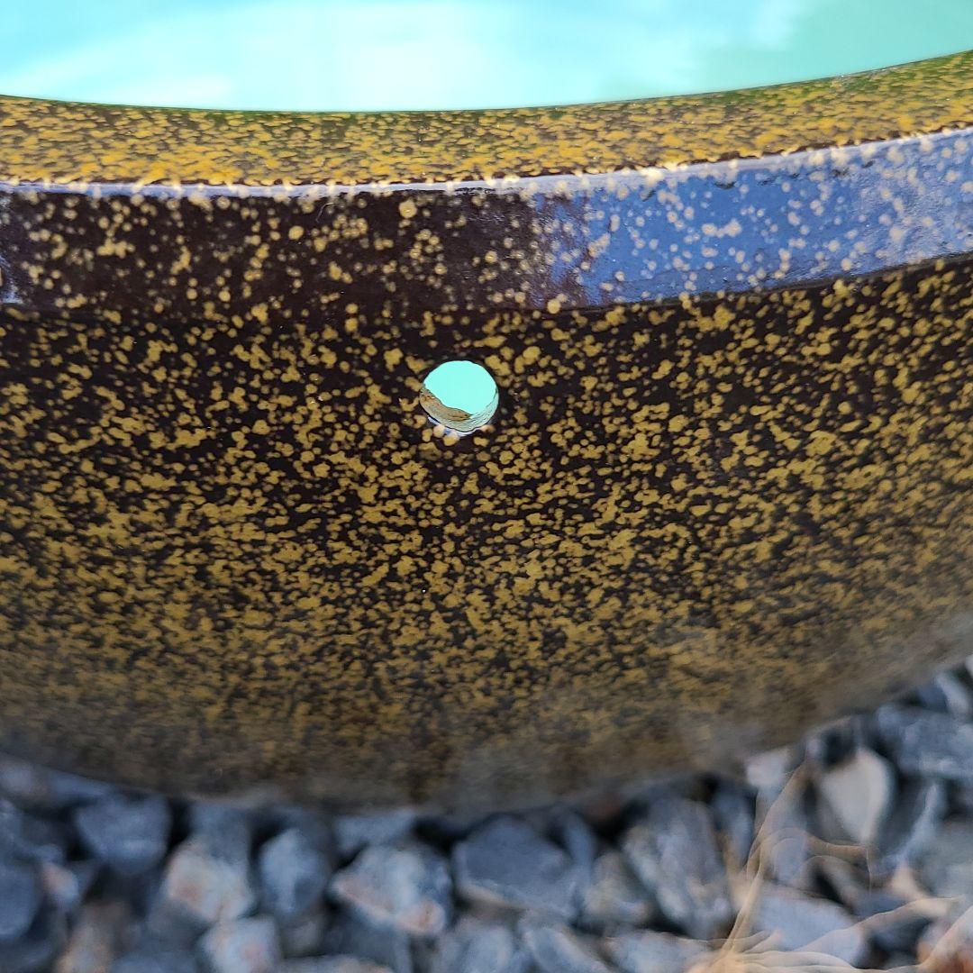 ws2022 信楽焼 メダカ鉢 睡蓮鉢 水鉢 直径３５cm