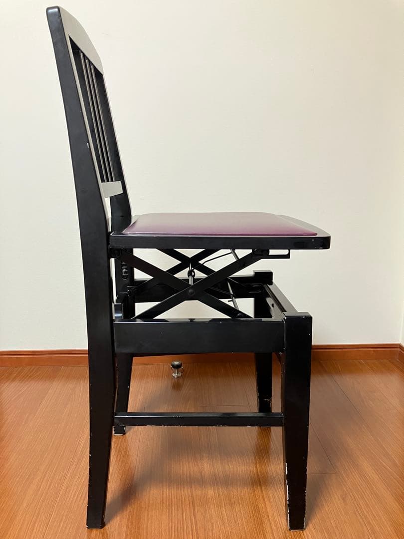 トムソン椅子　ピアノ椅子　背もたれ椅子