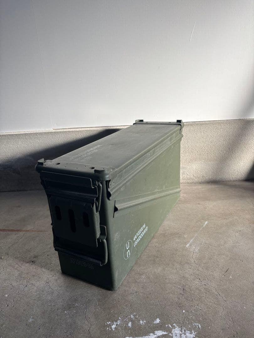 米軍実物　AMMO BOX 40mm 32CARTRIDGES 弾薬箱
