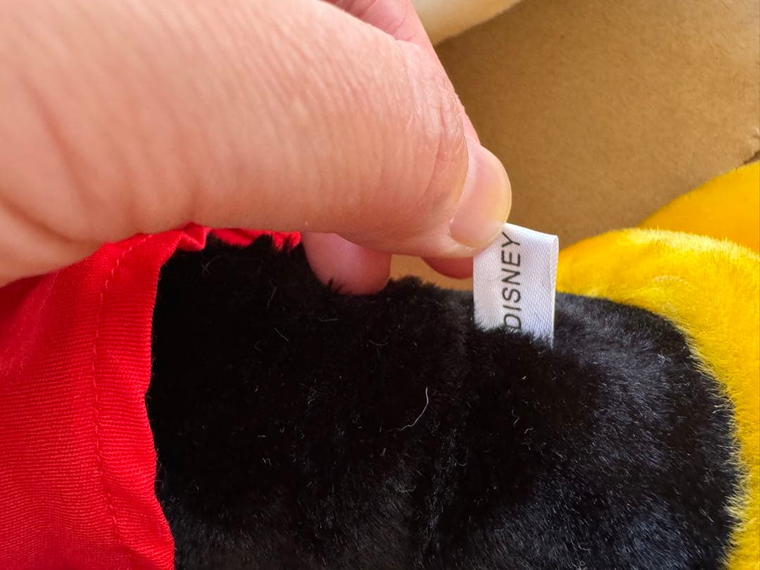 ディズニーランド 15周年 ミッキーマウス ビッグぬいぐるみ バインダー