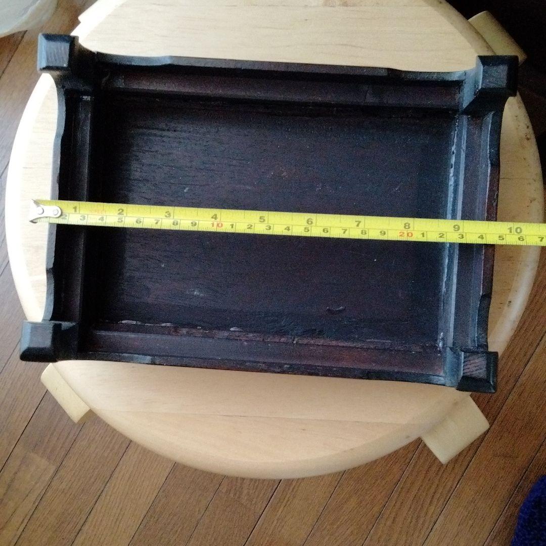 最終値下げ　貴重中国骨董　旧蔵硬木書道用具 中国清の時代古い唐木案机