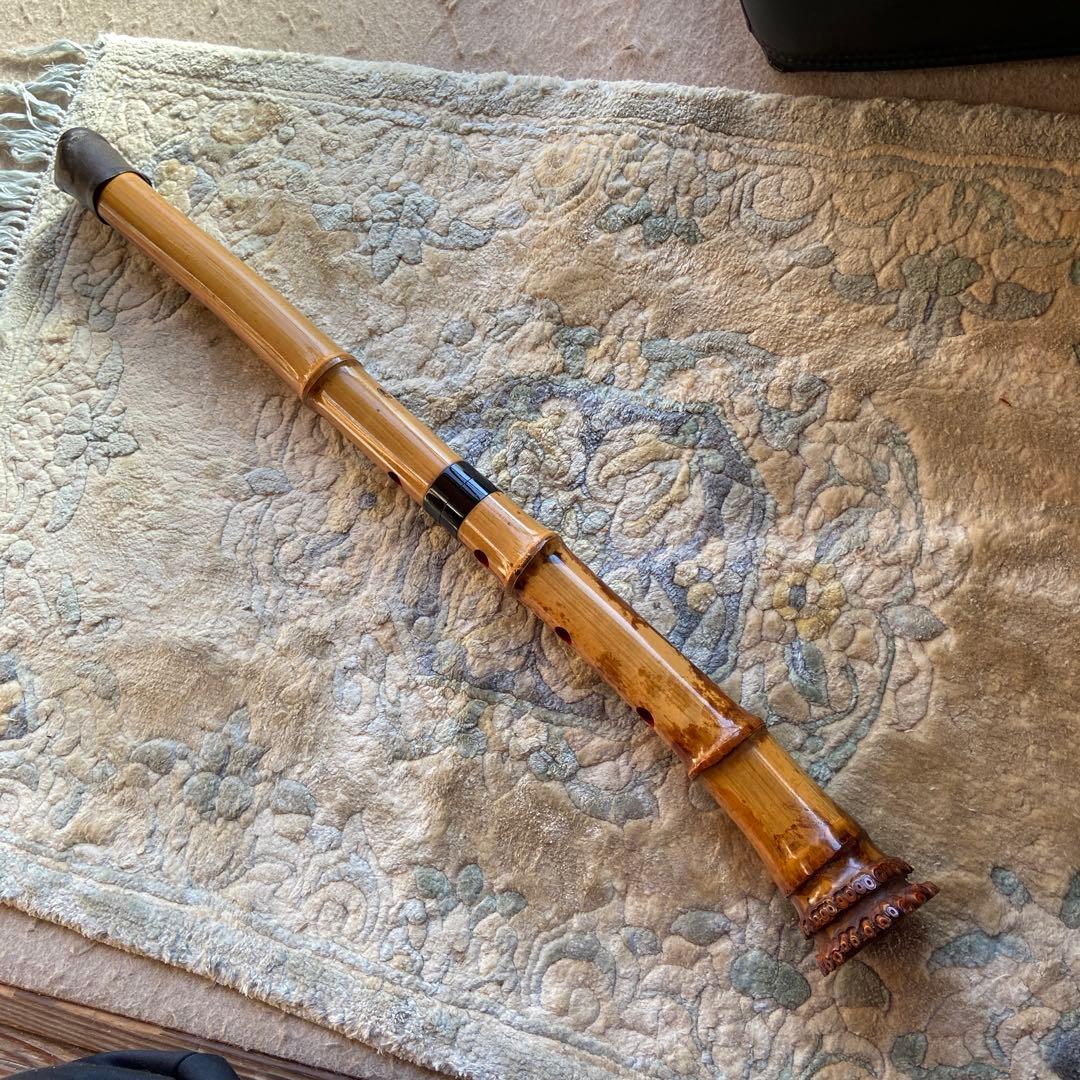 118尺八　大特価一尺九寸管　真山銘二印　大幅値下げ