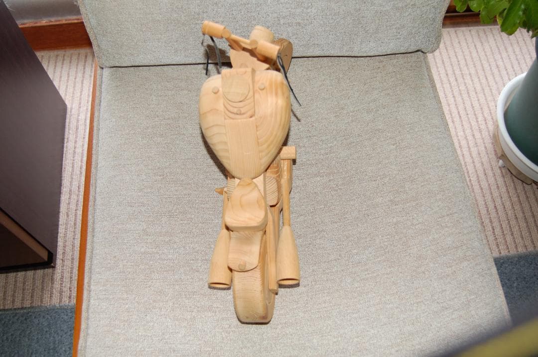 木製バイク模型 (画像5)