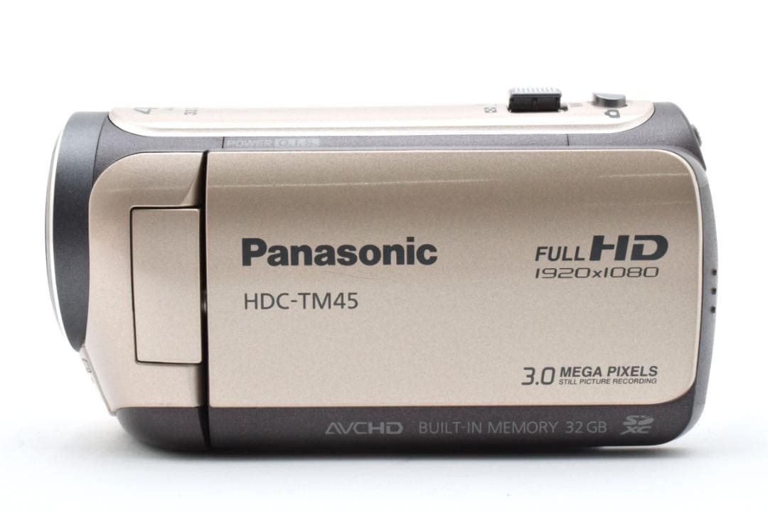 【極美品】Panasonic ビデオカメラ　HDC-TM45 ベージュ