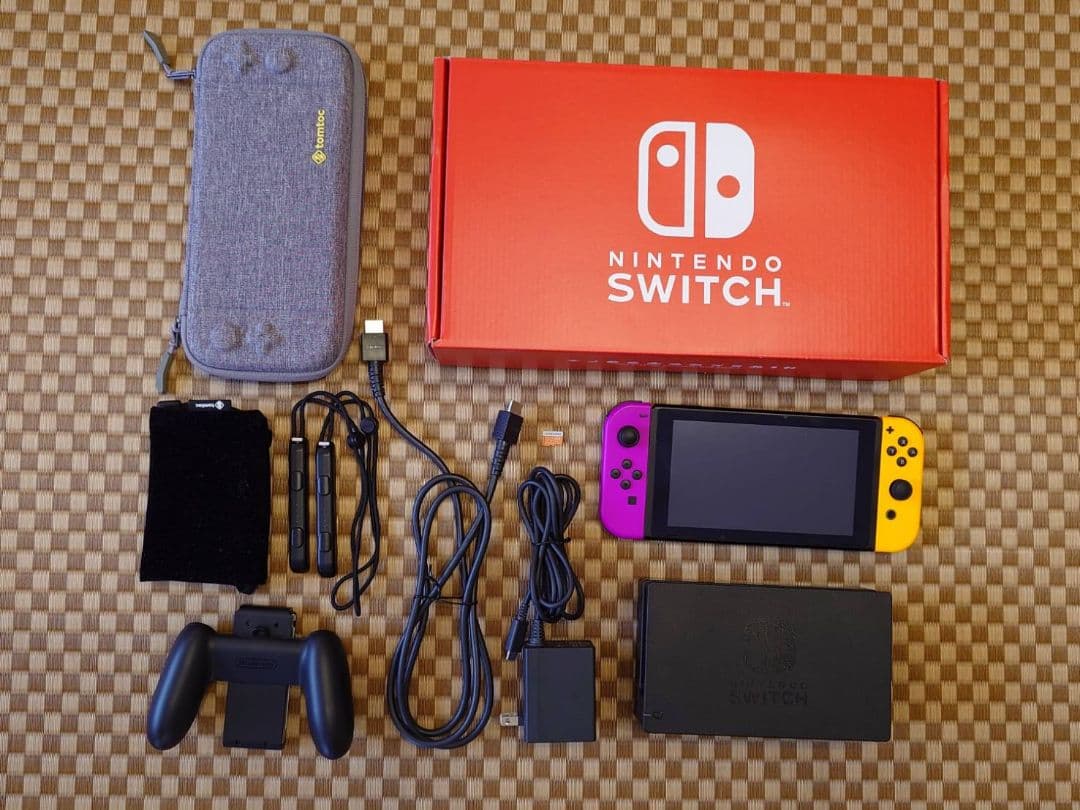 Nintendo Switch 本体 紫・オレンジ Joy-Con