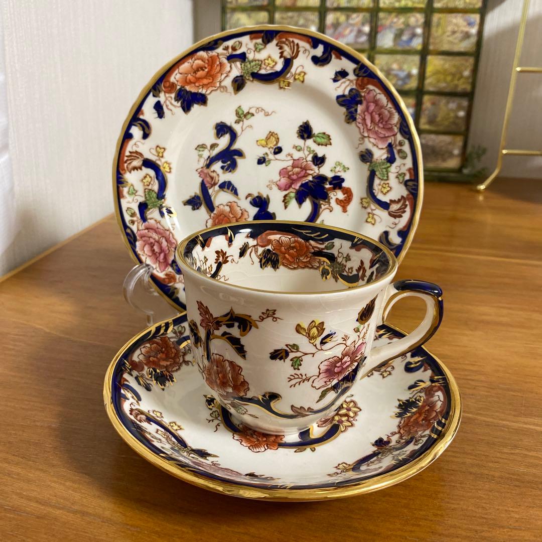 一粒で2度美味しい　メイソンズ　ブルーマンダレイ　カップ2種　ソーサー　プレート