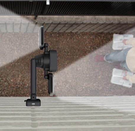 未使用!!LEDセンサーライト防犯カメラ(8W×2灯) 防雨型 C-AC8160