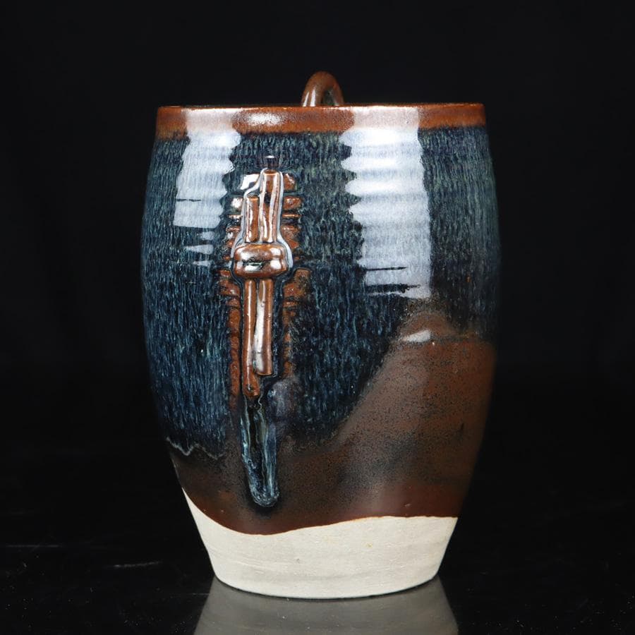 Y2842-4 茶道具 宮川香雲 水指 木箱付き　#5