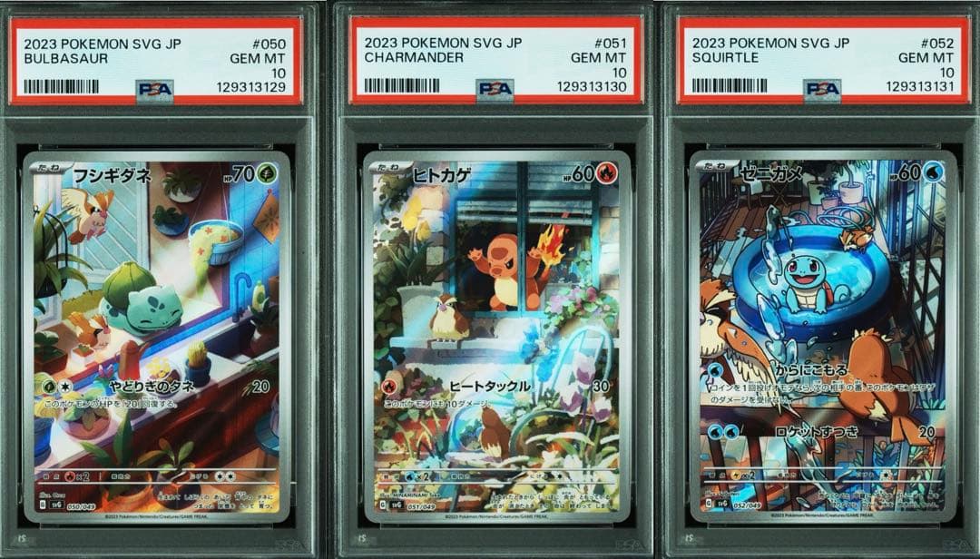 スペシャルデッキセット フシギバナリザードンカメックス PSA10鑑定済み　連番