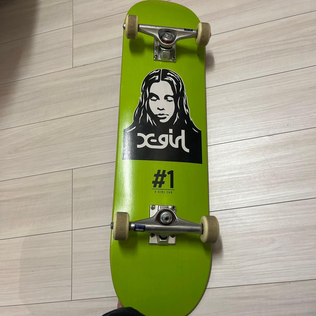 x-girl スケートボード #1 グリーン　値下げ！