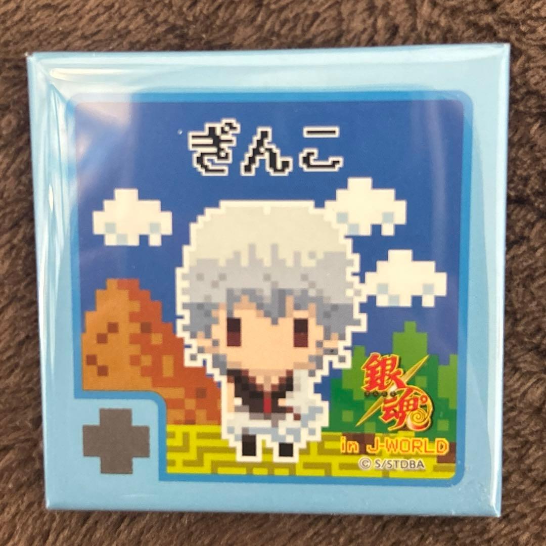 銀魂　坂田銀子　缶バッジ　坂田銀時　earth musicコラボ J-WORLD