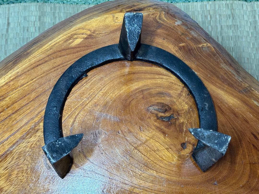 道安風炉（前欠け風炉） 五徳 底瓦 3点 茶道具